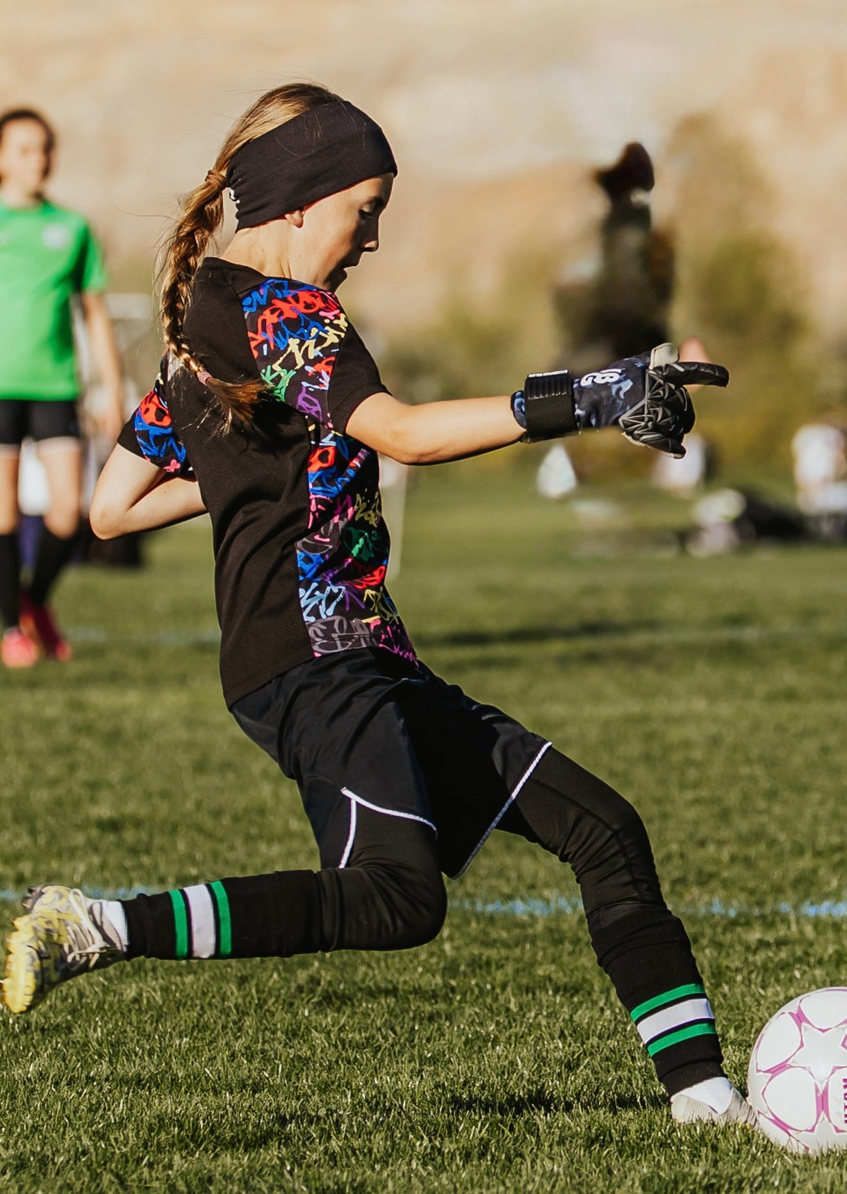 BG- Negative Cut Finger Black/Camo