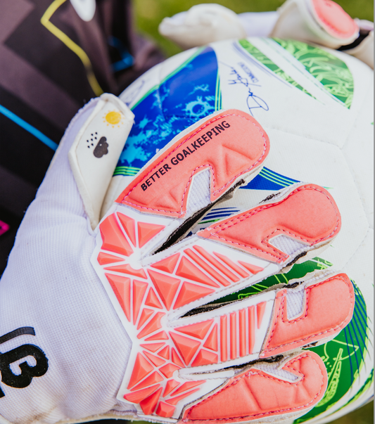 BG- Rolled Fingertip White/Pink