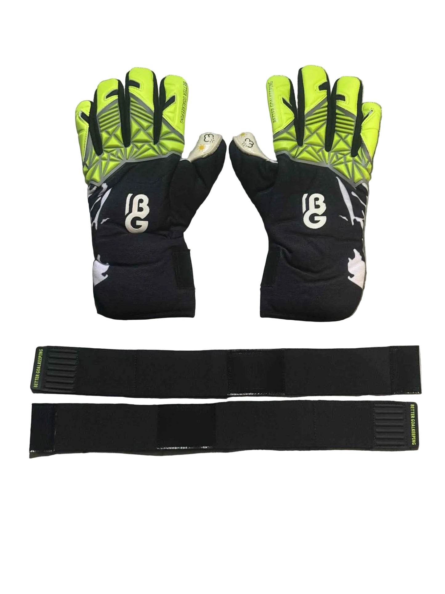 BG- Negative Cut Finger Black/Neon