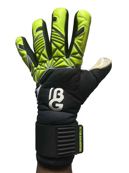 BG- Negative Cut Finger Black/Neon