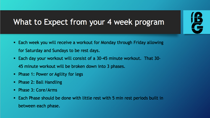 Four Week- At Home Program